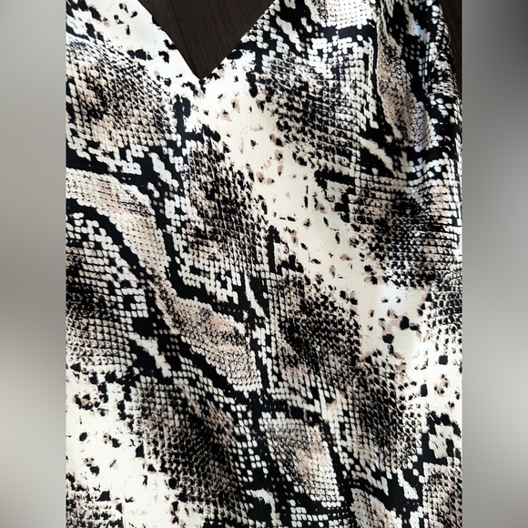 SOLD Cami NYC Silk Raven Python Midi Dress XS - Picture 6 of 7